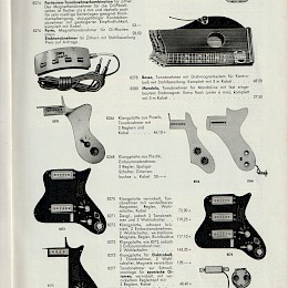 1963-64 GEWA Georg Walther Musikinstrumente, Etui & taschen fabrik catalog, made in Germany8