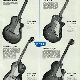 1964 Bell Guitars & accessoires catalog , made in UK5