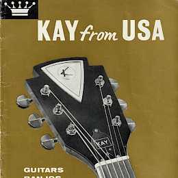 1964 Kay from USA - guitars, banjos, cellos, basses & strings catalog1