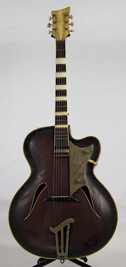 1940- 50s East German PerlGold Archtop Jazz guitar 1