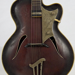 1940- 50s East German PerlGold Archtop Jazz guitar 2
