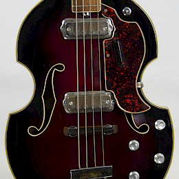 Vintage 1960s brownburst Italian Moreschi violin bass guitar2