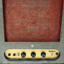 1960-70s Selmer Bassist Major tube combo amp in Masco USA speaker3