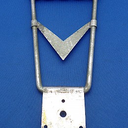 1960 70s Crucianelli Vox bass guitar tailpiece made in Italy 3