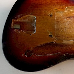 1960s Galanti V4 or 12 string guitar body, made in Italy 4