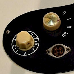 Vintage 1960s 70s old Hopf project guitar bass tone volume knob made in Germany 3