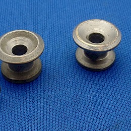 Original 1960s Galanti guitar bass strap buttons made in Italy 2