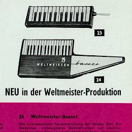 1968 Musikhaus Klingenthal Musikinstrumente catalog Musima Electro & archtop guitars DDR Germany6b