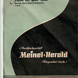 1962 Meinel & Herold Music Instrument full range catalog pricelist DDR Germany1