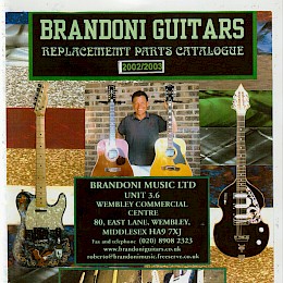 2002 / 2003 Brandoni UK Replacement parts catalog 1