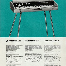 1965 East German Matador polyphonic keyboards & Regent amps catalog 3