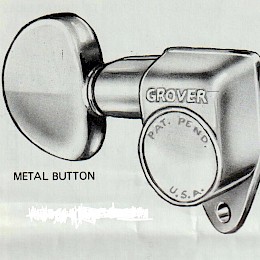 1970er chrome nikkel Grover "Futura" rotomatic guitar machine head mechanik, made in Cleveland Ohio USA 3
