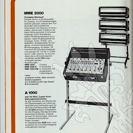 1974 Dynacord Orchester Geräte Programm katalog prospekt Moog synths 3