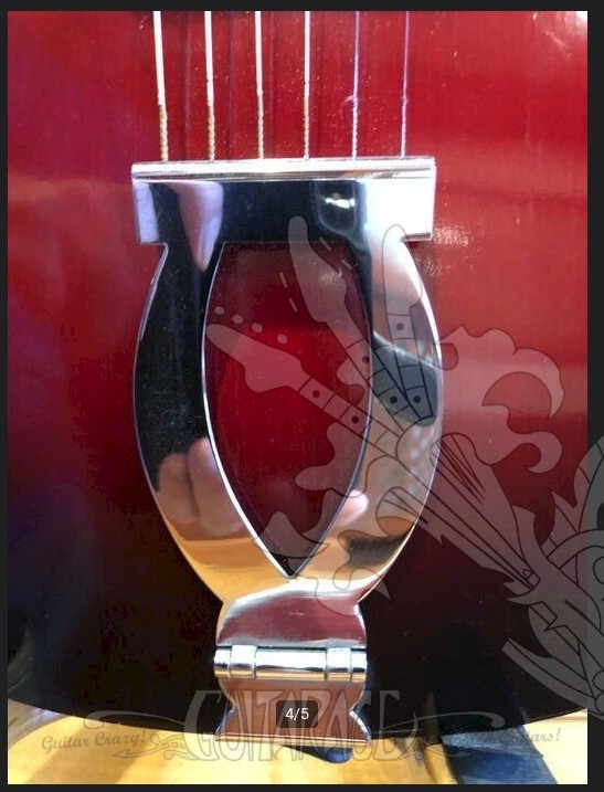 Excelsior guitar tailpiece part saitenhalter teil 1960 70er archtop