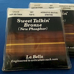 La Bella Sweet Talkin' Bronze guitar strings gitarren saiten - 2 sets