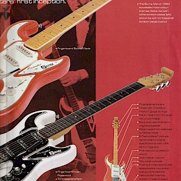 Burns Marvin 1964 guitar folded brochure made in UK 3