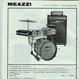 1969-70 Meazzi Hollywood full line instrument catalog prospekt for MCM München 12