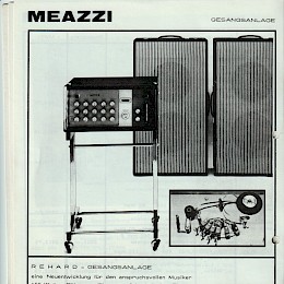 1969-70 Meazzi Hollywood full line instrument catalog prospekt for MCM München 4