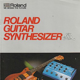 1980s Roland guitar synthesizer catalog made in Japan 1
