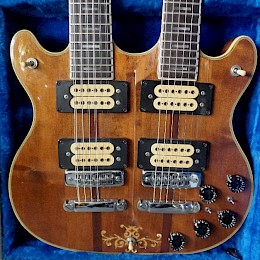 1980s Eko DM-18 Doubleneck guitar made in Italy 2
