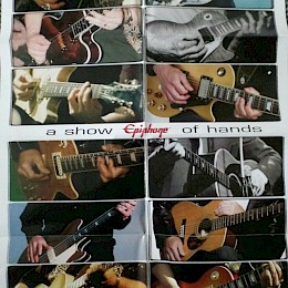 Epiphone guitar catalog poster sticker owners manual lot 8