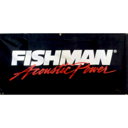 Fishman Acoustic Power banner studio proberaum mancave