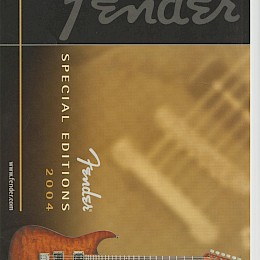 Fender 2004 catalog brochures lot - 5 pieces d