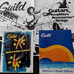 Guild guitar catalogs & poster 1970s