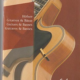 Höfner catalogs & pricelist lot - 7 pieces a