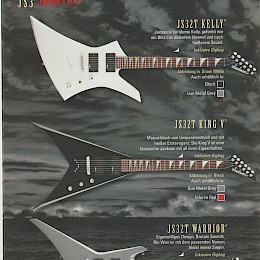 Jackson JS series guitar brochure a