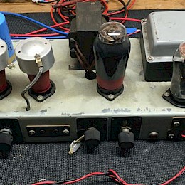 1940-50s Tube amp combo, probably made in Holland e