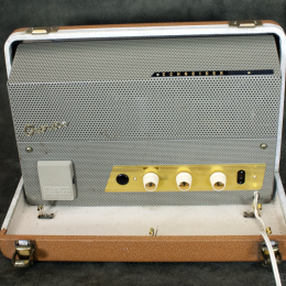 1957 Schneider Choral tube amp combo, made in France 3
