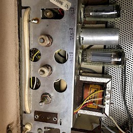 1957 Schneider Choral tube amp combo, made in France 6