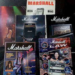 Marshall guitar amps catalogs lot - 6 pieces
