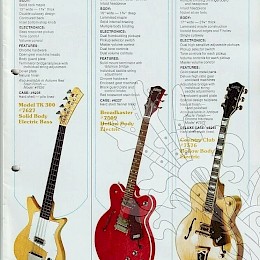 Gretsch guitar & bass catalog 1978 b