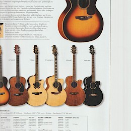 Takamine guitar catalog 2009 a