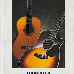 Yamaha guitars, basses and amps catalog lot konvolut - 7pcs 5