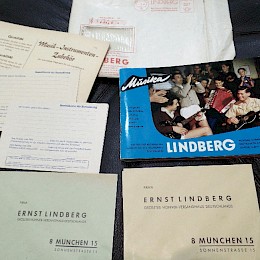 Lindberg 1962 catalog order forms envelopes pricelist German 1