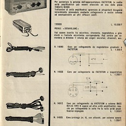Meazzi nr175 amps, echo units & mics music instrument catalog prospekt 1962 made in Italy 9