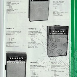 Davoli folded brochures lot konvolut 1974 4pcs made in Italy 3