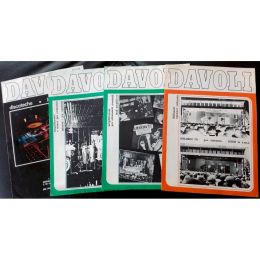 Davoli folded brochures lot konvolut 1974 4pcs made in Italy 1