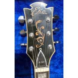 1980s Eko DM-18 doubleneck guitar including case, made in Italy! 16