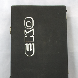 1980s Eko DM-18 doubleneck guitar including case, made in Italy! 8