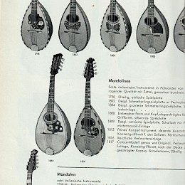 1956 GEWA Georg Walther Musikinstrumente, Etui & taschen fabrik catalog, made in Germany 3