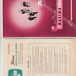 1956 GEWA Georg Walther Musikinstrumente, Etui & taschen fabrik catalog, made in Germany 6