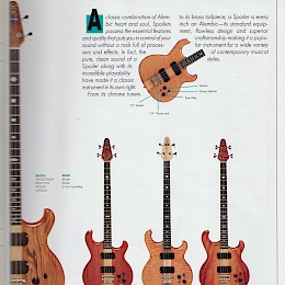Alembic guitars & basses catalog 1989 made in USA 4