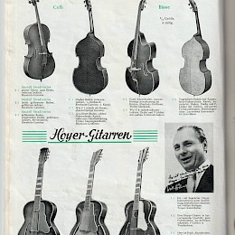 Jörgensen music instruments catalog & pricelist 1960s Germany 2