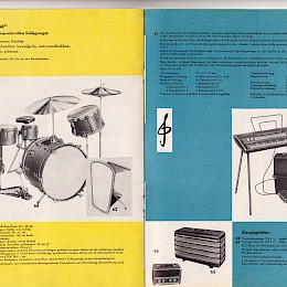 Musikhaus Klingenthal musik instrumente katalog 1968 DDR Germany 6