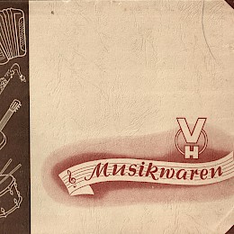 VH Musikwaren music instruments Klingenthal catalog 1951 Germany