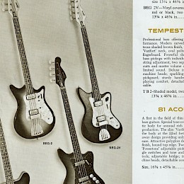 Egmond, Marvel, Beltone guitar bass catalog pages for US market!5